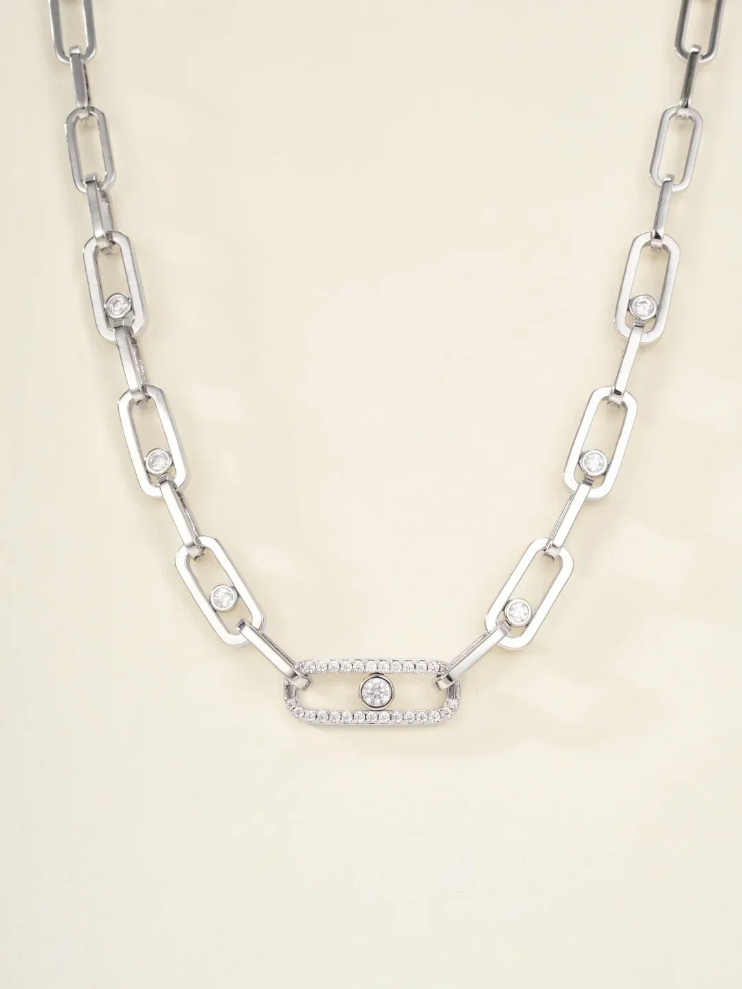 [lume Jewelry] MK NEW SLIDING DIAMOND NECKLACE