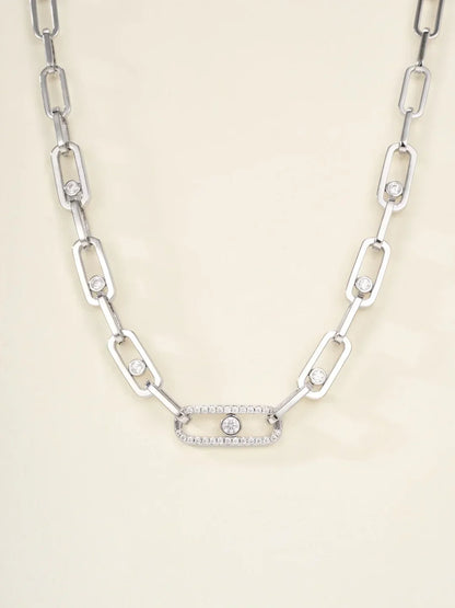 [lume Jewelry] MK NEW SLIDING DIAMOND NECKLACE