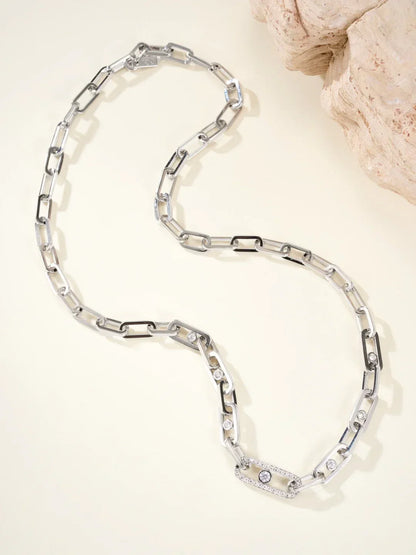 [lume Jewelry] MK NEW SLIDING DIAMOND NECKLACE