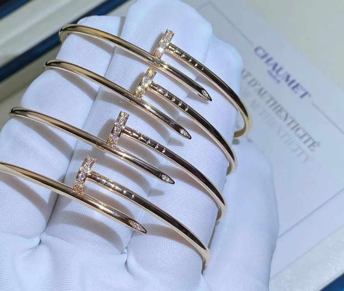¡®lume Jewelry¡¯JUSTE BRACELET 2.5MM DIAMONDS