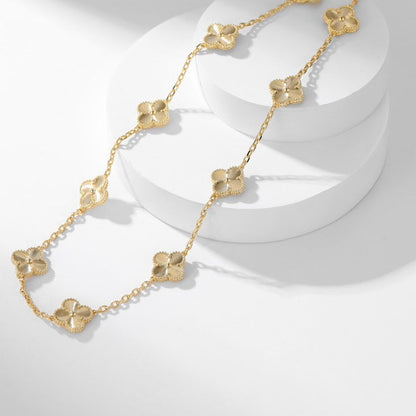 ¡®lume Jewelry¡¯CLOVER 10 MOTIFS LASER NECKLACE