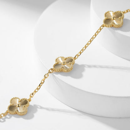 ¡®lume Jewelry¡¯CLOVER 10 MOTIFS LASER NECKLACE