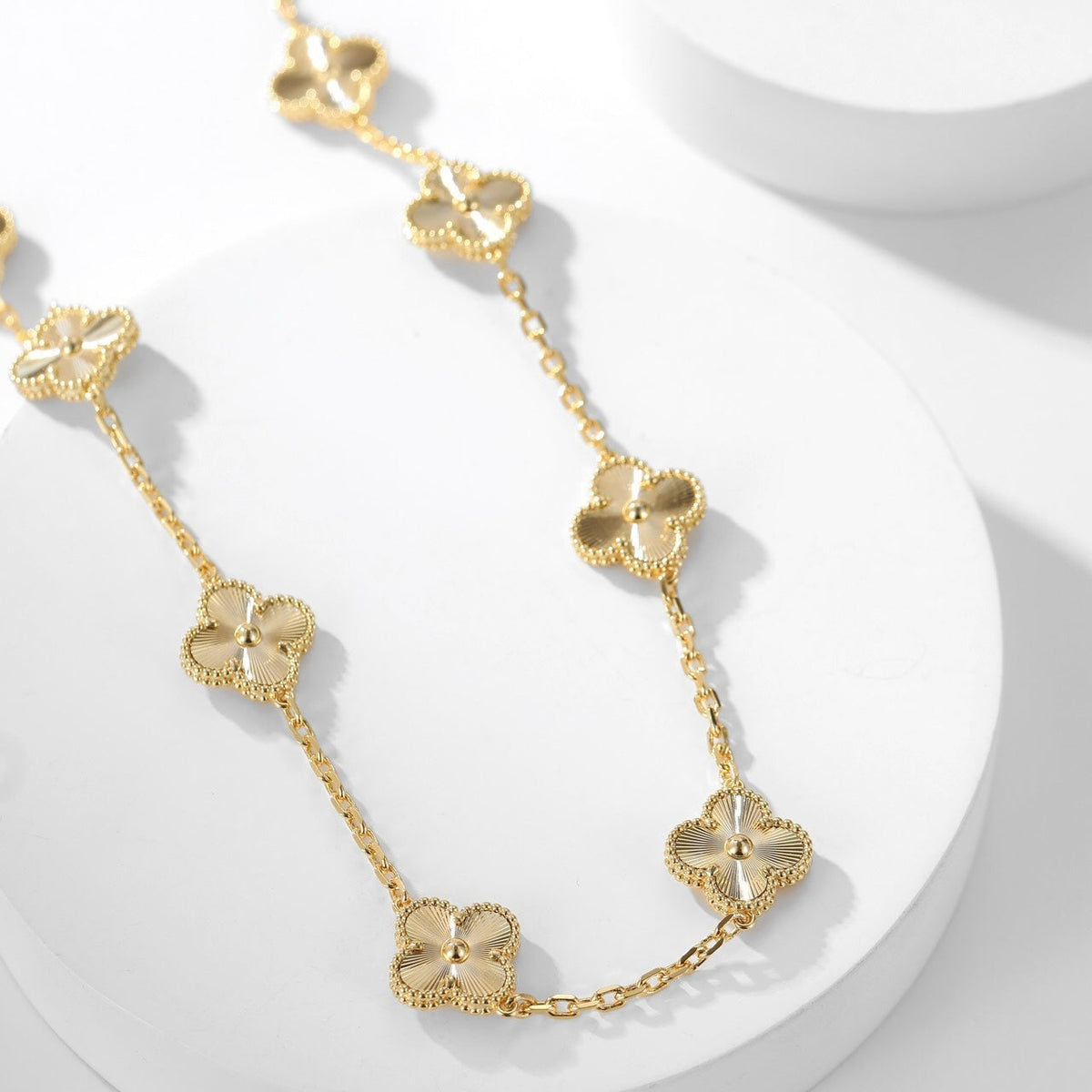 ¡®lume Jewelry¡¯CLOVER 10 MOTIFS LASER NECKLACE