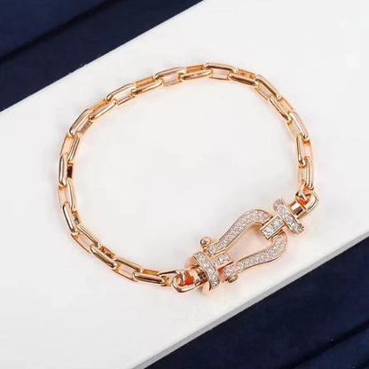 ¡®lume Jewelry¡¯FORCE LARGE HORSESHOE CLASP  METAL BRACELET