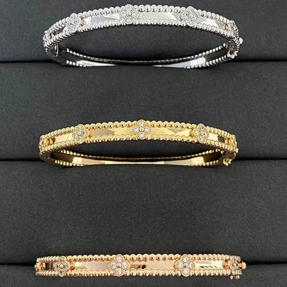 ¡®lume Jewelry¡¯CLOVER BRACELET 4MM DIAMONDS