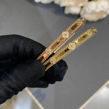 ¡®lume Jewelry¡¯CLOVER BRACELET 4MM DIAMONDS