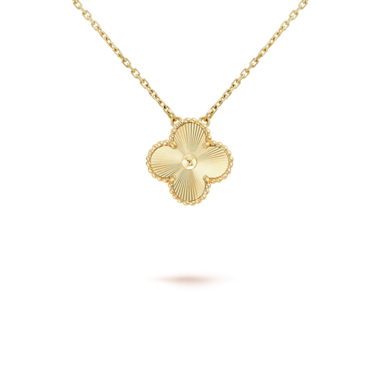 ¡®lume Jewelry¡¯CLOVER 15MM LASER NECKLACE