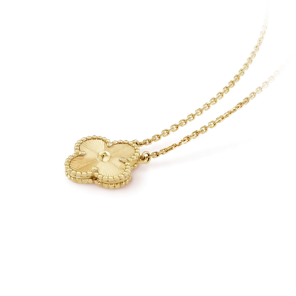 ¡®lume Jewelry¡¯CLOVER 15MM LASER NECKLACE