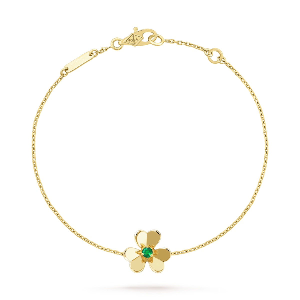 ¡®lume Jewelry¡¯FRIVOLE GOLD FLOWER PINK MALACHITE BRACELET