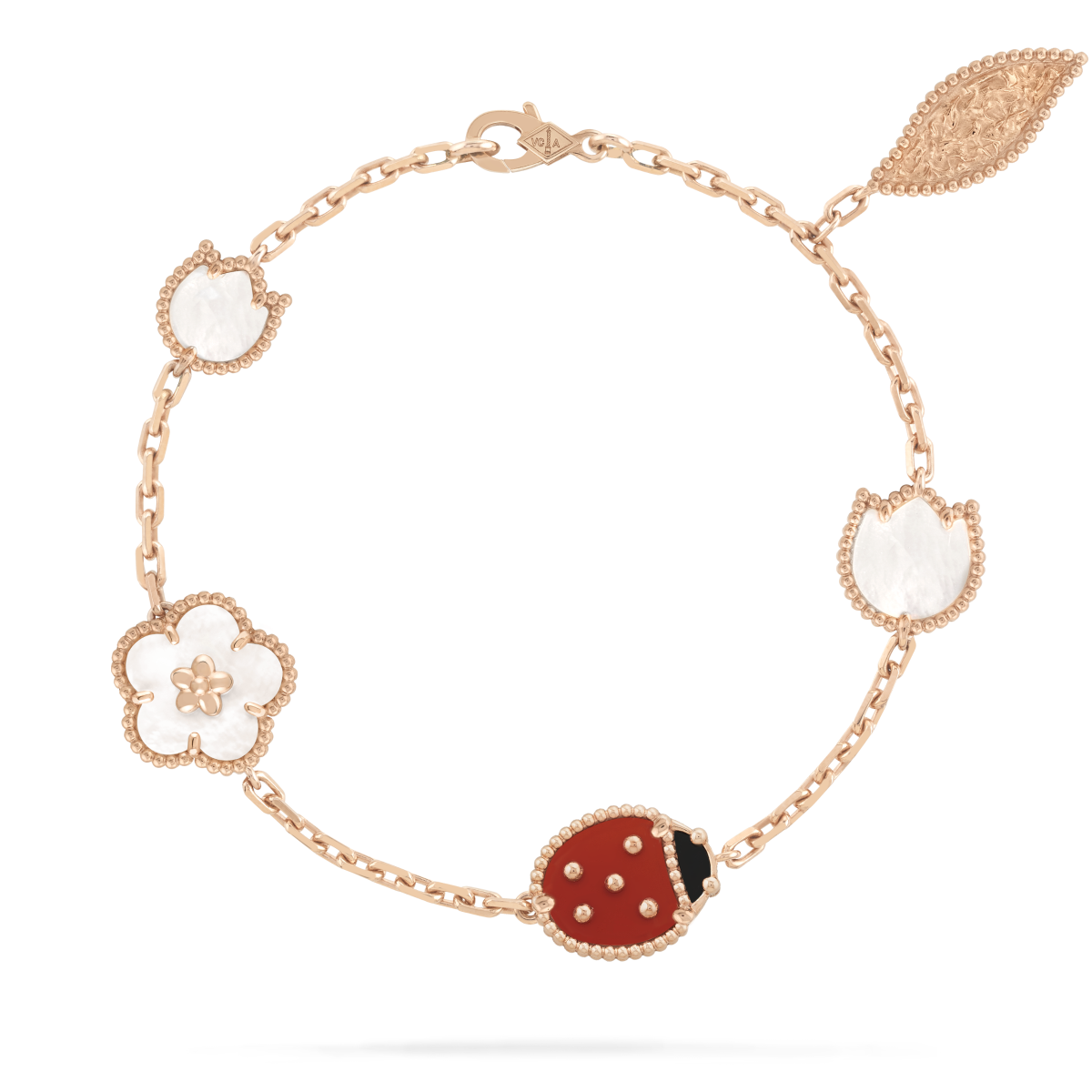 ¡®lume Jewelry¡¯LUCKY SPRING 5 MOTIF BRACELET
