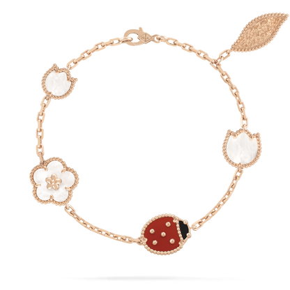 ¡®lume Jewelry¡¯LUCKY SPRING 5 MOTIF BRACELET
