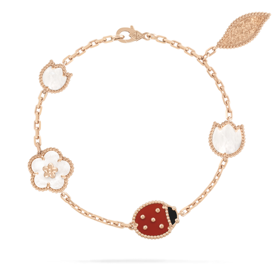 ¡®lume Jewelry¡¯LUCKY SPRING 5 MOTIF BRACELET