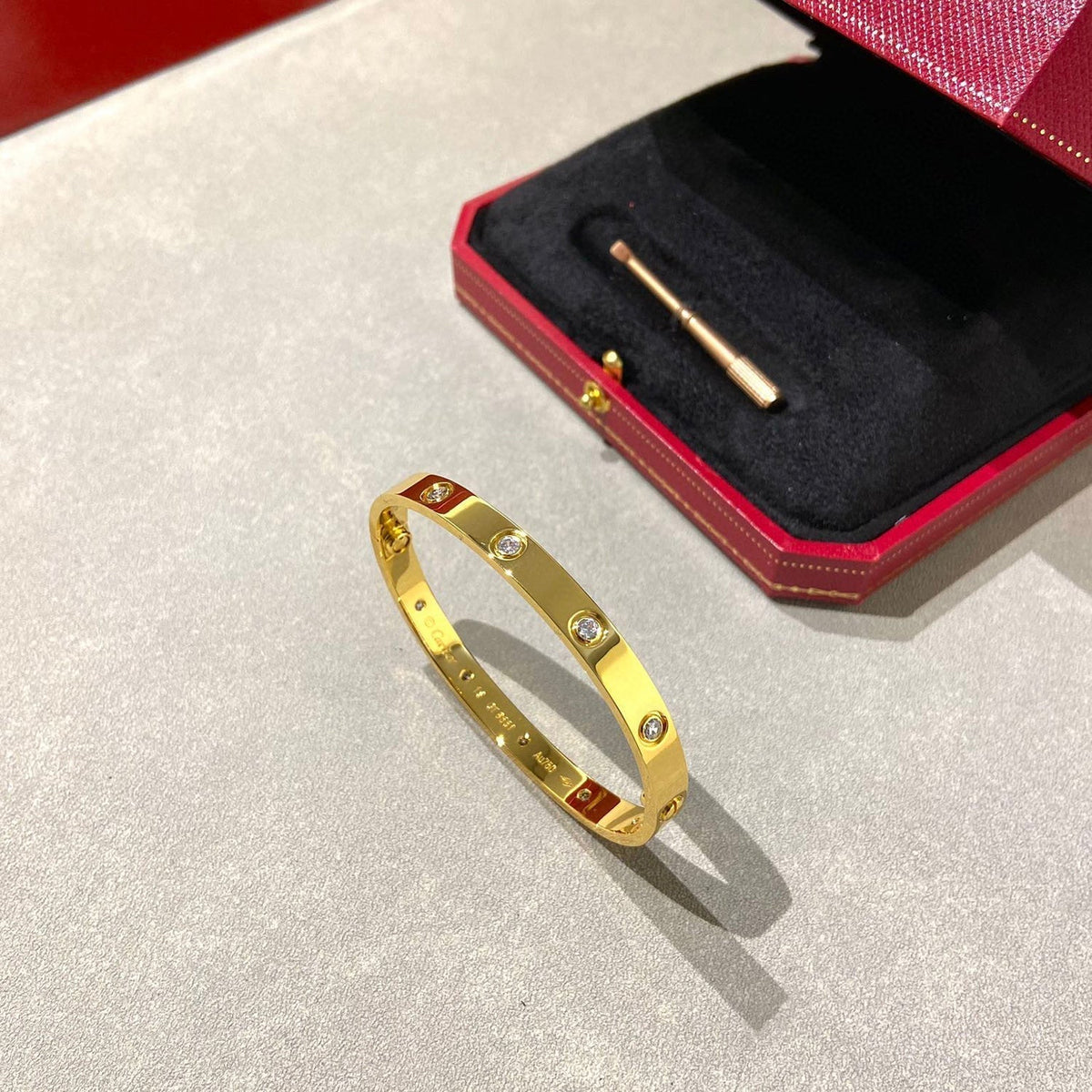 ¡®lume Jewelry¡¯LOVE BRACELET 6.1MM 10 DIAMONDS