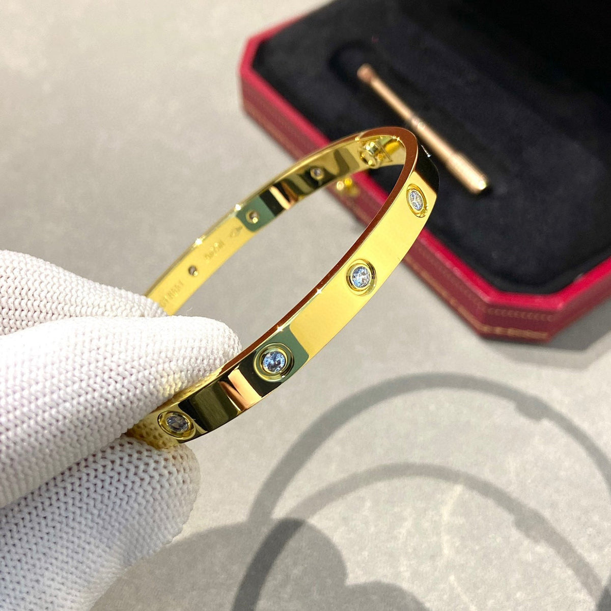 ¡®lume Jewelry¡¯LOVE BRACELET 6.1MM 10 DIAMONDS