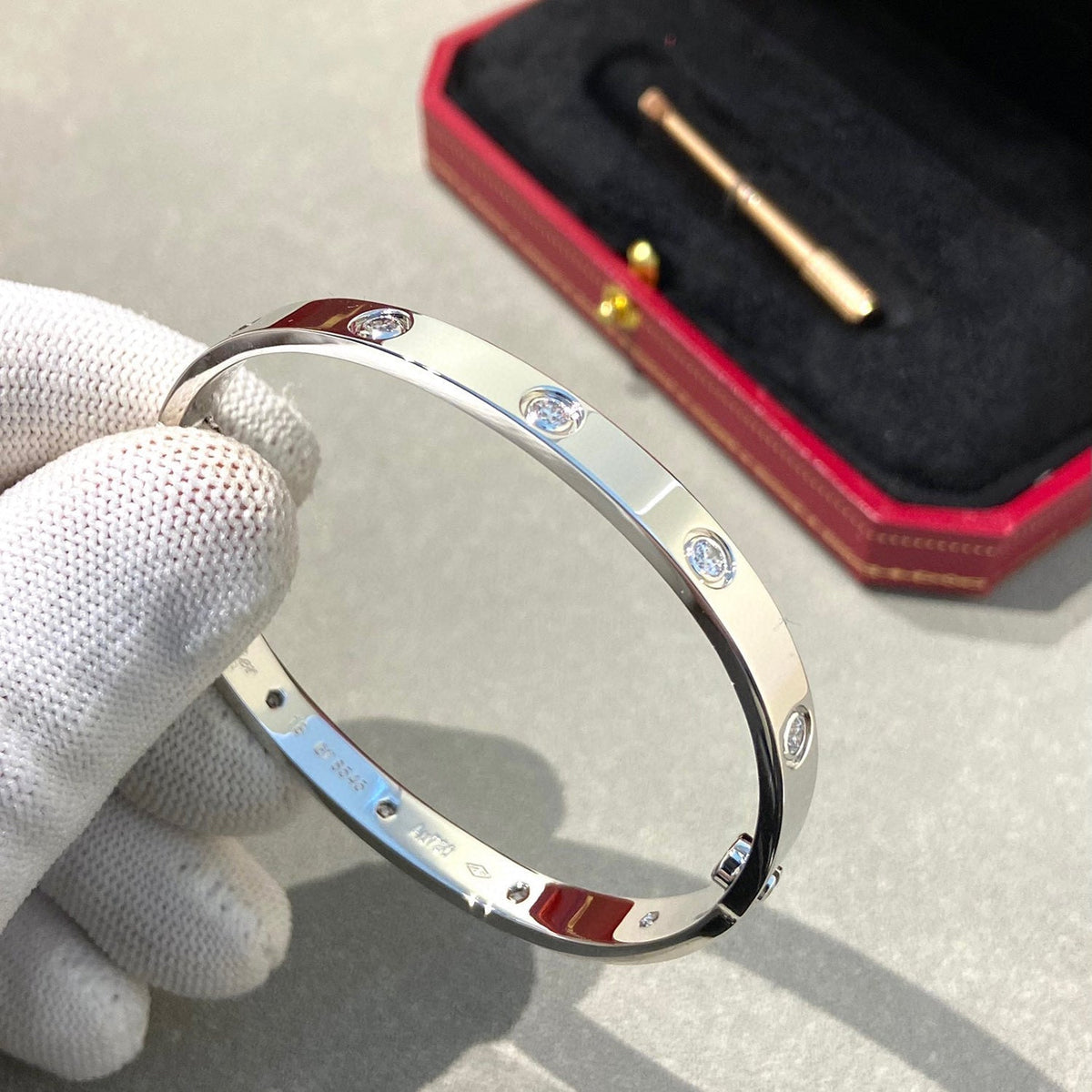 ¡®lume Jewelry¡¯LOVE BRACELET 6.1MM 10 DIAMONDS