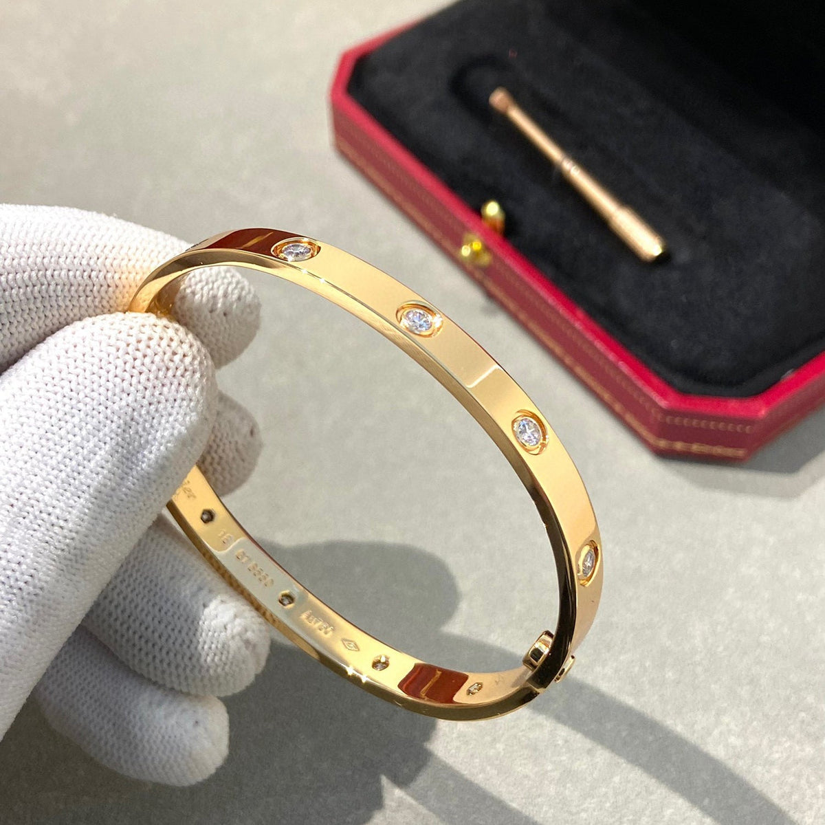 ¡®lume Jewelry¡¯LOVE BRACELET 6.1MM 10 DIAMONDS