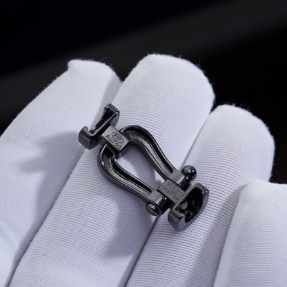 ¡®lume Jewelry¡¯FORCE LARGE SERIES HORSESHOE BLACK SAMURAI BRACELET