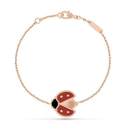 ¡®lume Jewelry¡¯LUCKY SPRING 1 MOTIF PINK GOLD BRACELET