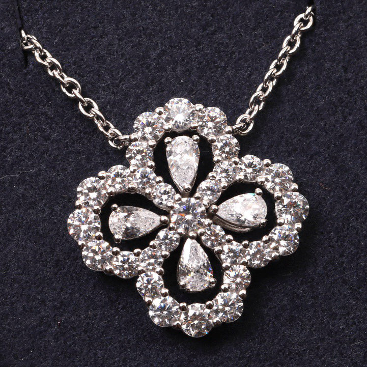 ¡®lume Jewelry¡¯LOOP NECKLACE FULL MOTIF DIAMOND 16MM MULTIPLE COLORS