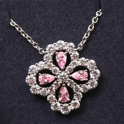 ¡®lume Jewelry¡¯LOOP NECKLACE FULL MOTIF DIAMOND 16MM MULTIPLE COLORS
