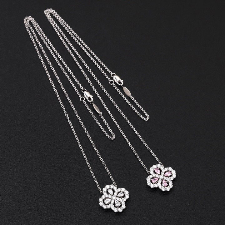 ¡®lume Jewelry¡¯LOOP NECKLACE FULL MOTIF DIAMOND 16MM MULTIPLE COLORS