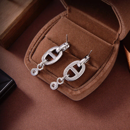 ¡®lume Jewelry¡¯HM CHAINE DIAMOND EARRINGS