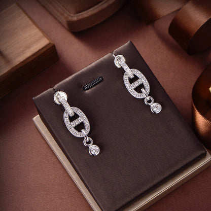 ¡®lume Jewelry¡¯HM CHAINE DIAMOND EARRINGS