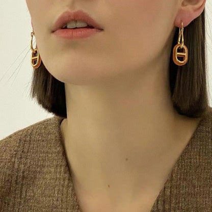 ¡®lume Jewelry¡¯HM O'MAILLON GOLD EARRINGS