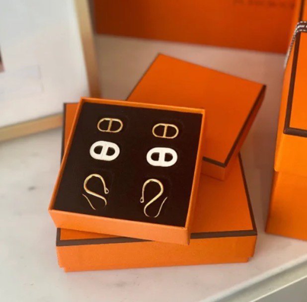 ¡®lume Jewelry¡¯HM O'MAILLON GOLD EARRINGS