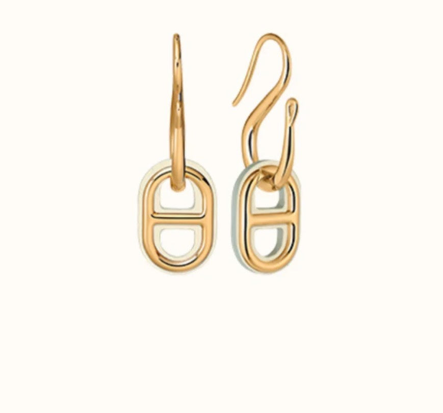 ¡®lume Jewelry¡¯HM O'MAILLON GOLD EARRINGS