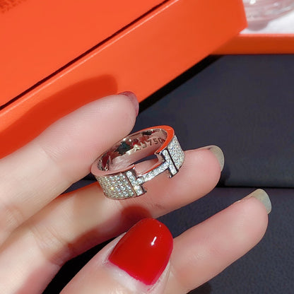 ¡®lume Jewelry¡¯H RING FULL DIAMOND