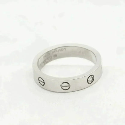 ¡®lume Jewelry¡¯LOVE RING 4MM 1 DIAMOND SILVER