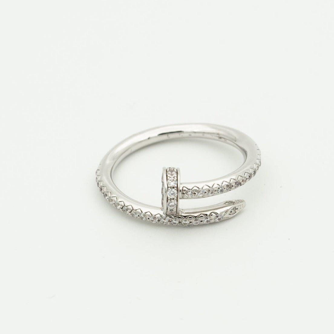 ¡®lume Jewelry¡¯JUSTE RING 1.8MM SILVER DIAMONDS