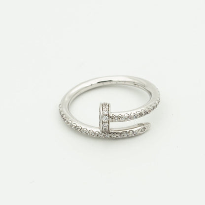 ¡®lume Jewelry¡¯JUSTE RING 1.8MM SILVER DIAMONDS