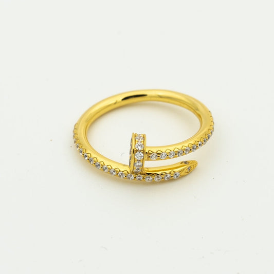 ¡®lume Jewelry¡¯JUSTE RING 1.8MM GOLD DIAMONDS