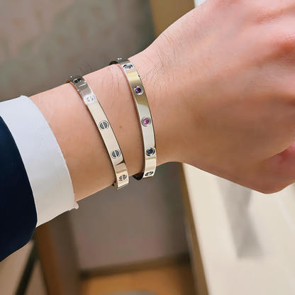 [lume Jewelry]2026 RAINBOW LOVE BRACELET 6.1MM  10 DIAMONDS