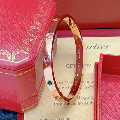 [lume Jewelry]2026 RAINBOW LOVE BRACELET 6.1MM  10 DIAMONDS