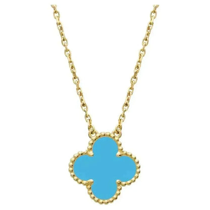 ¡®lume Jewelry¡¯CLOVER 15MM VINTAGE TURQUOISE NECKLACE
