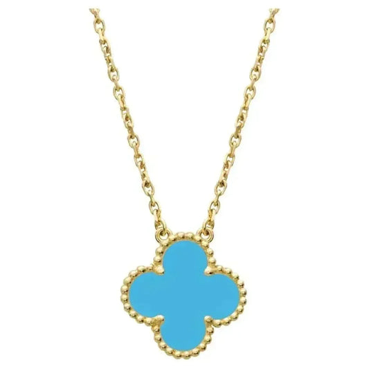 ¡®lume Jewelry¡¯CLOVER 15MM VINTAGE TURQUOISE NECKLACE