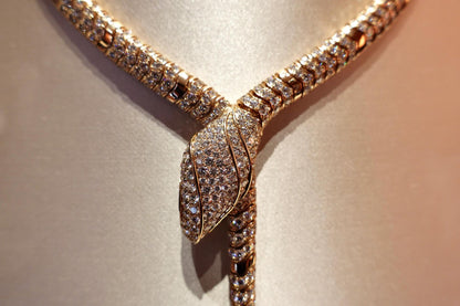 [✨lume Jewelry✨]HAUTE COUTURE GOLD SERPENTI NECKLACE