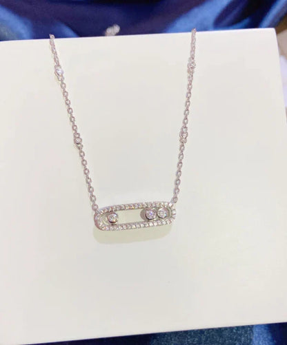 [lume Jewelry] MK MOVE FULL DIAMOND NECKLACE