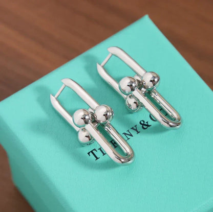 [lume Jewelry]TF HORSESHOE BUCKLE EARRINGS