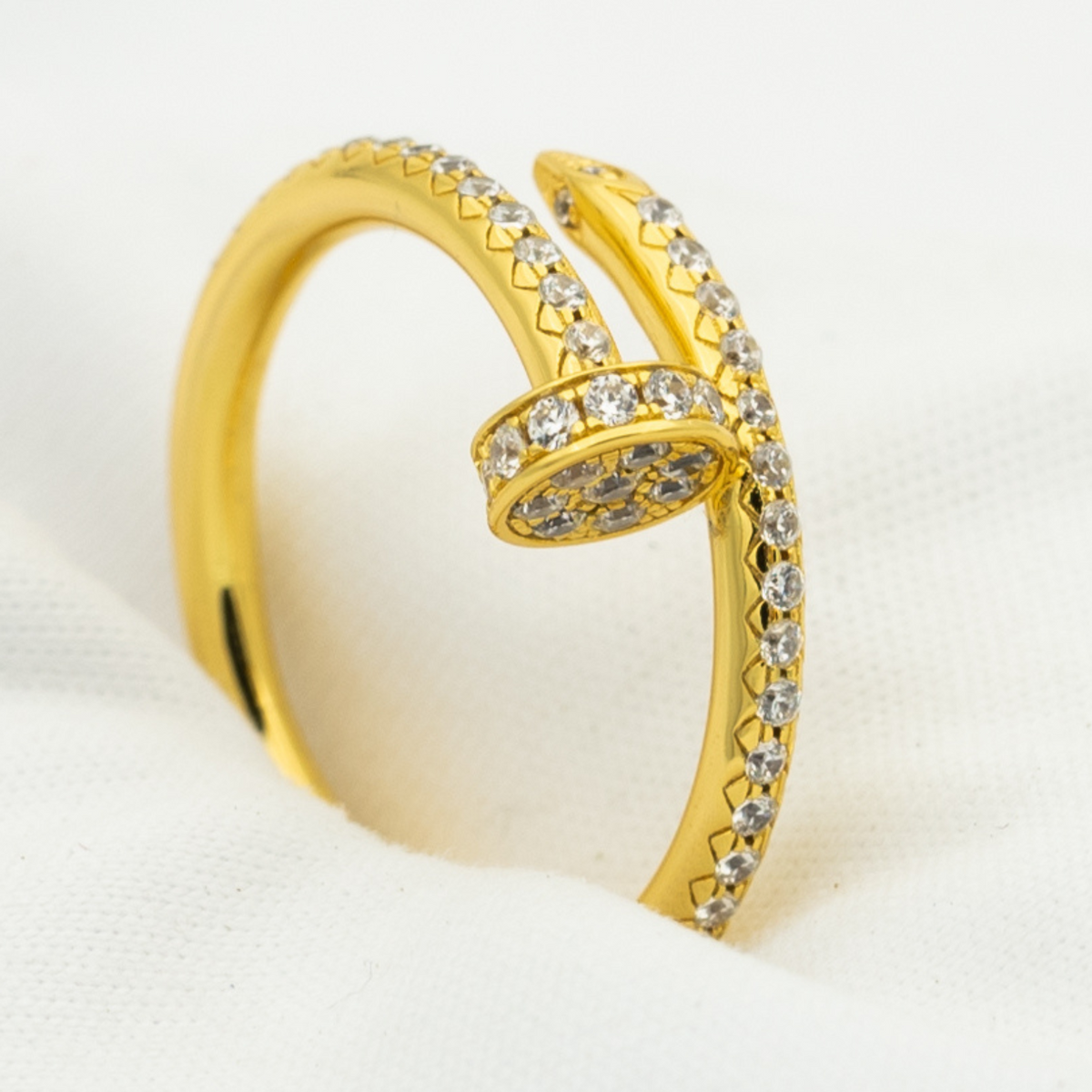¡®lume Jewelry¡¯JUSTE RING 1.8MM GOLD DIAMONDS