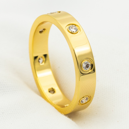 ¡®lume Jewelry¡¯LOVE RING 3.6MM 8 DIAMONDS