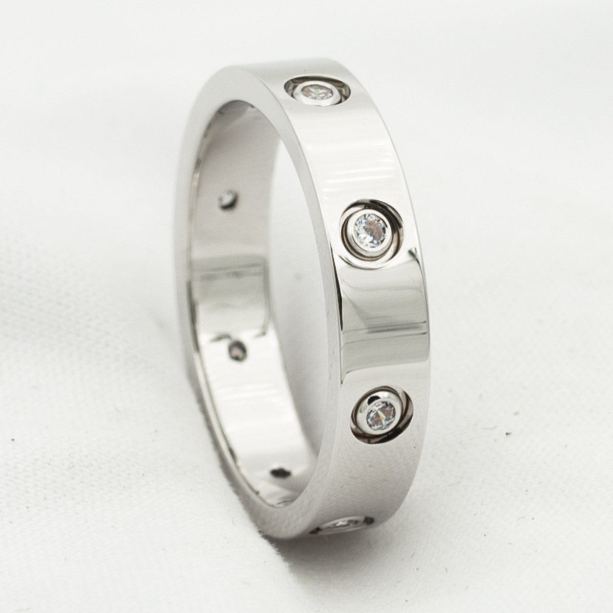 ¡®lume Jewelry¡¯LOVE RING 3.6MM 8 DIAMONDS
