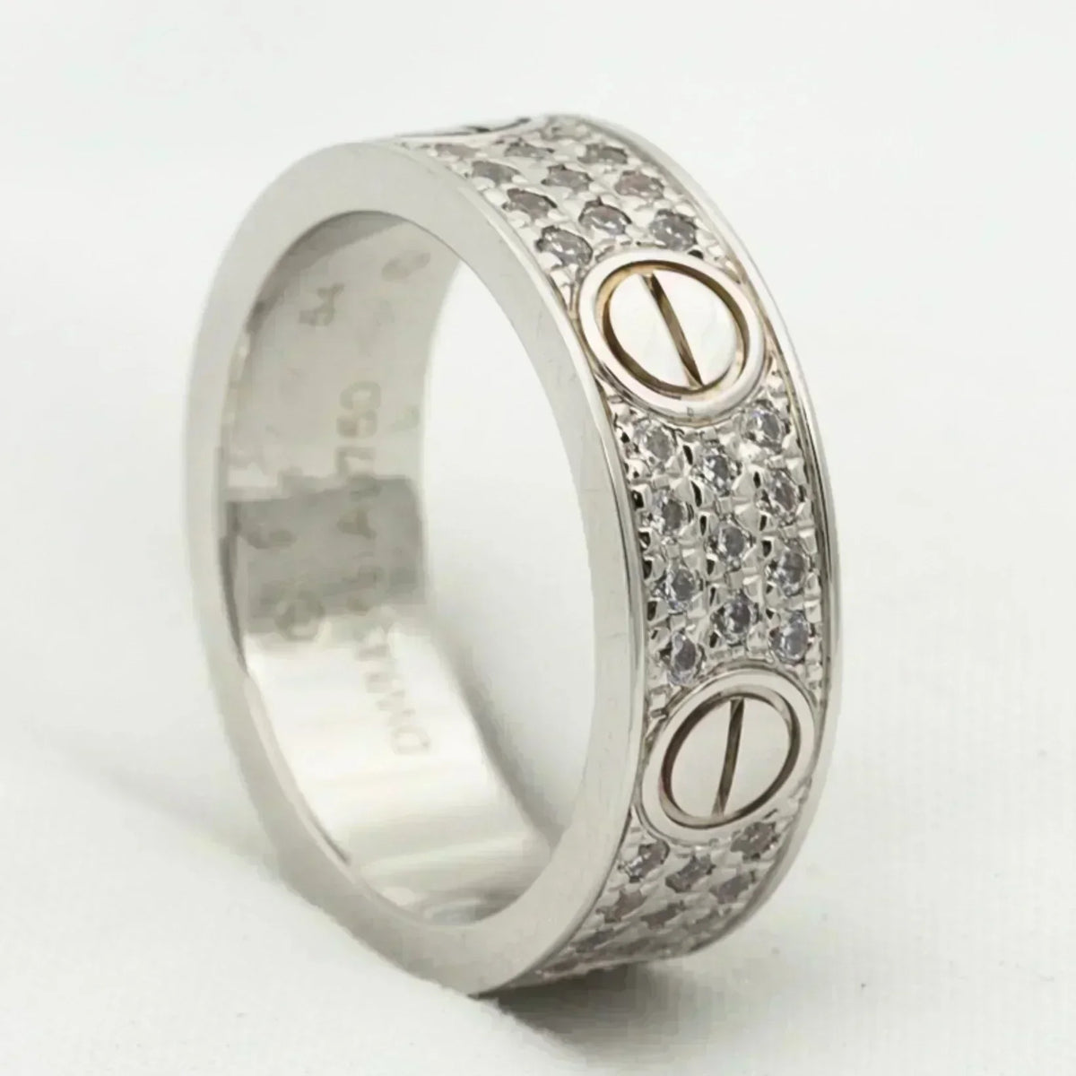 ¡®lume Jewelry¡¯LOVE RING 5.5MM DIAMONDS PAVED