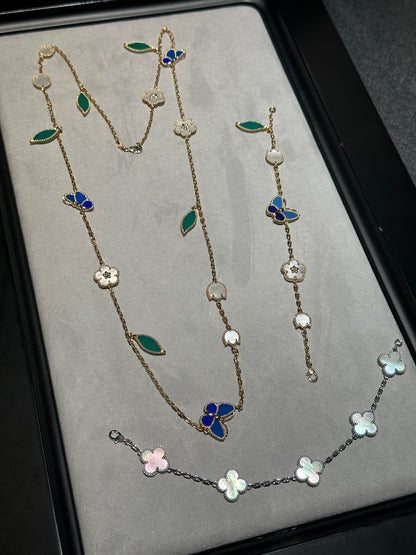 [lume Jewelry] 26 NEW CLOVER 15 MOTIFS LUCKY NECKLACE