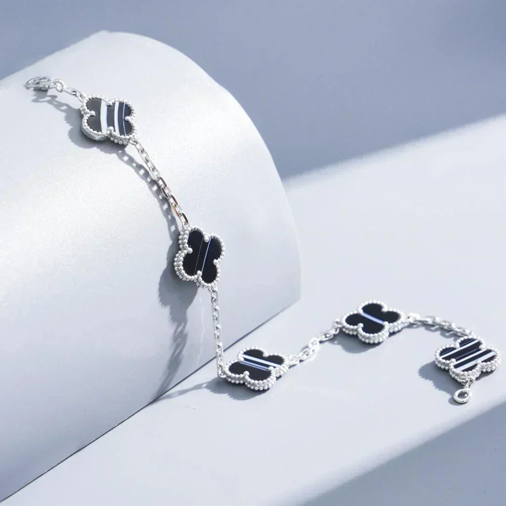 [lume Jewelry]New  CLOVER 5 MOTIF PULSAR STONE BRACELET COLLECTION