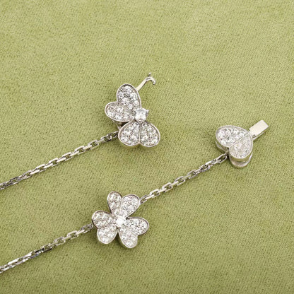 ¡®lume Jewelry¡¯FRIVOLE SILVER 9 FLOWERS NECKLACE