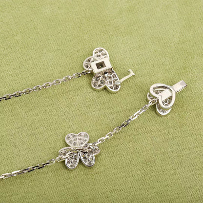¡®lume Jewelry¡¯FRIVOLE SILVER 9 FLOWERS NECKLACE